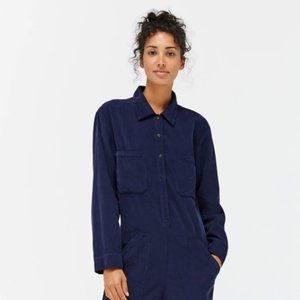 NWT Navy Charlie Corduroy Jumpsuit